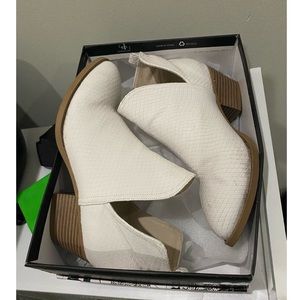 White Ankle Booties